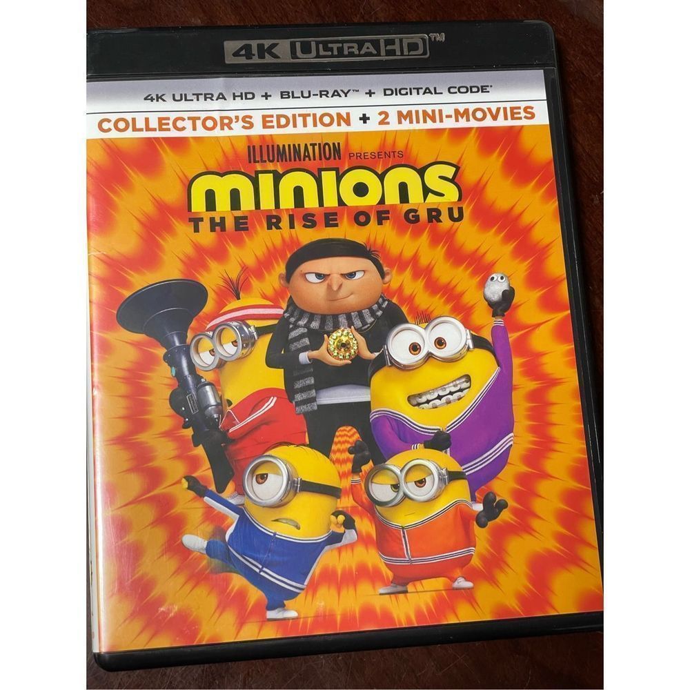 Minions the rise of Gru 4K ultra HD + Blu-ray